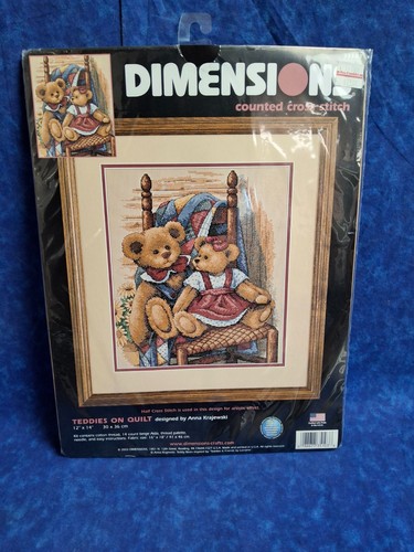 Dimensions teddies quilt - on,