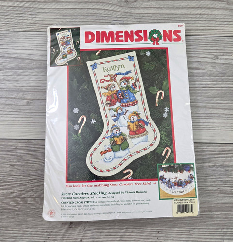 Dimensions snow carolers - snow,